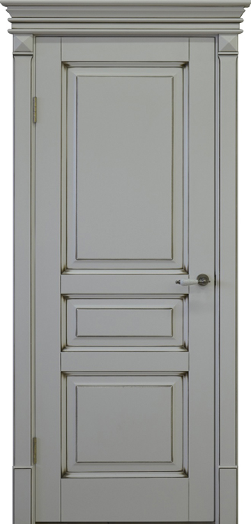 Межкомнатная дверь из массива ольхи, Классика-3 ПДГ
