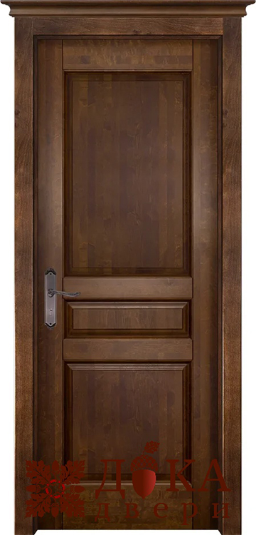Дверь из срощенного массива ольхи, Классика-3 ПДГ, Античный Орех